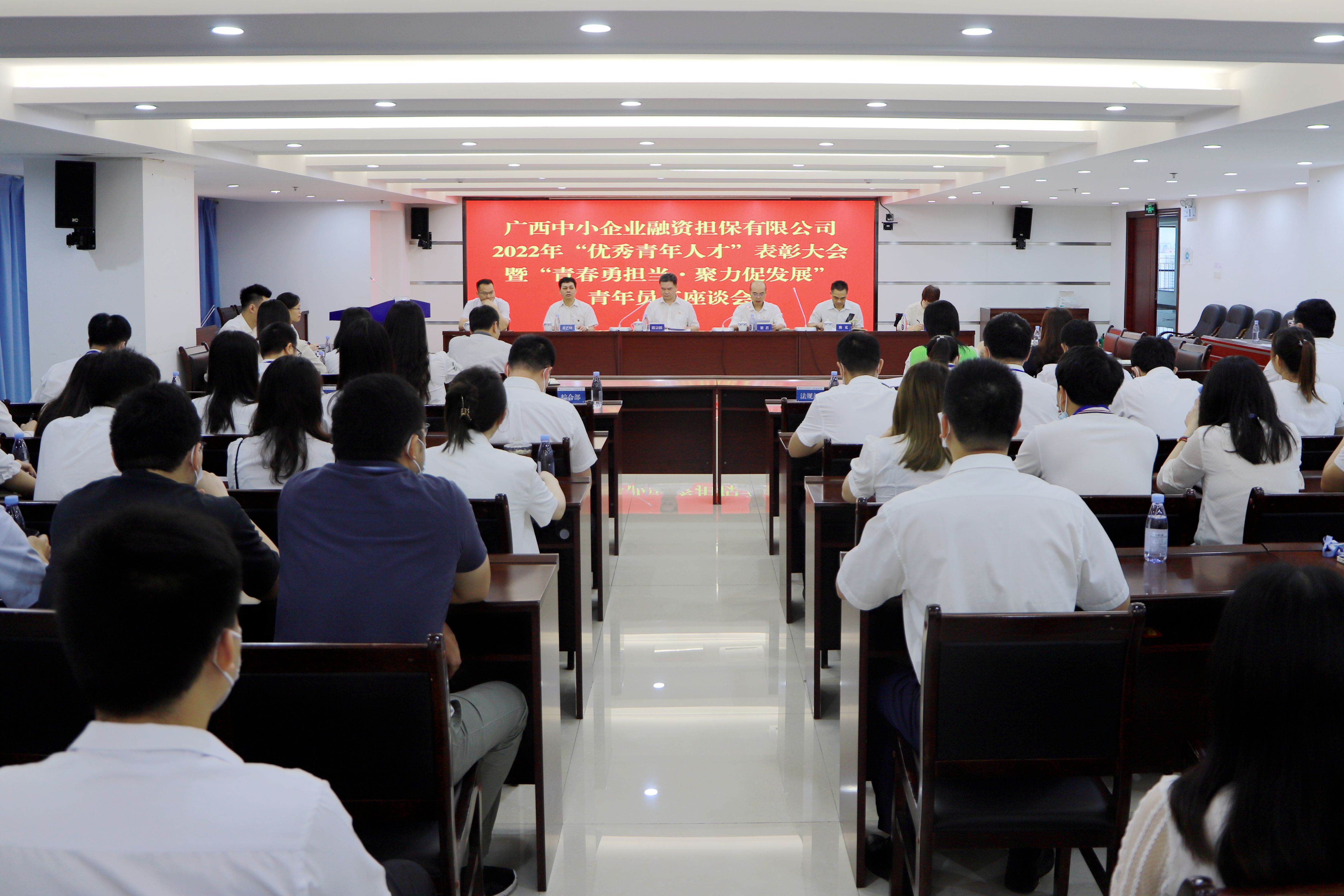 黨委書記講專題黨課，熱議建團(tuán)百年有我！中小擔(dān)保召開“優(yōu)秀青年人才”表彰大會(huì)暨“青春勇?lián)?dāng) 聚力促發(fā)展”青年員工座談會(huì)