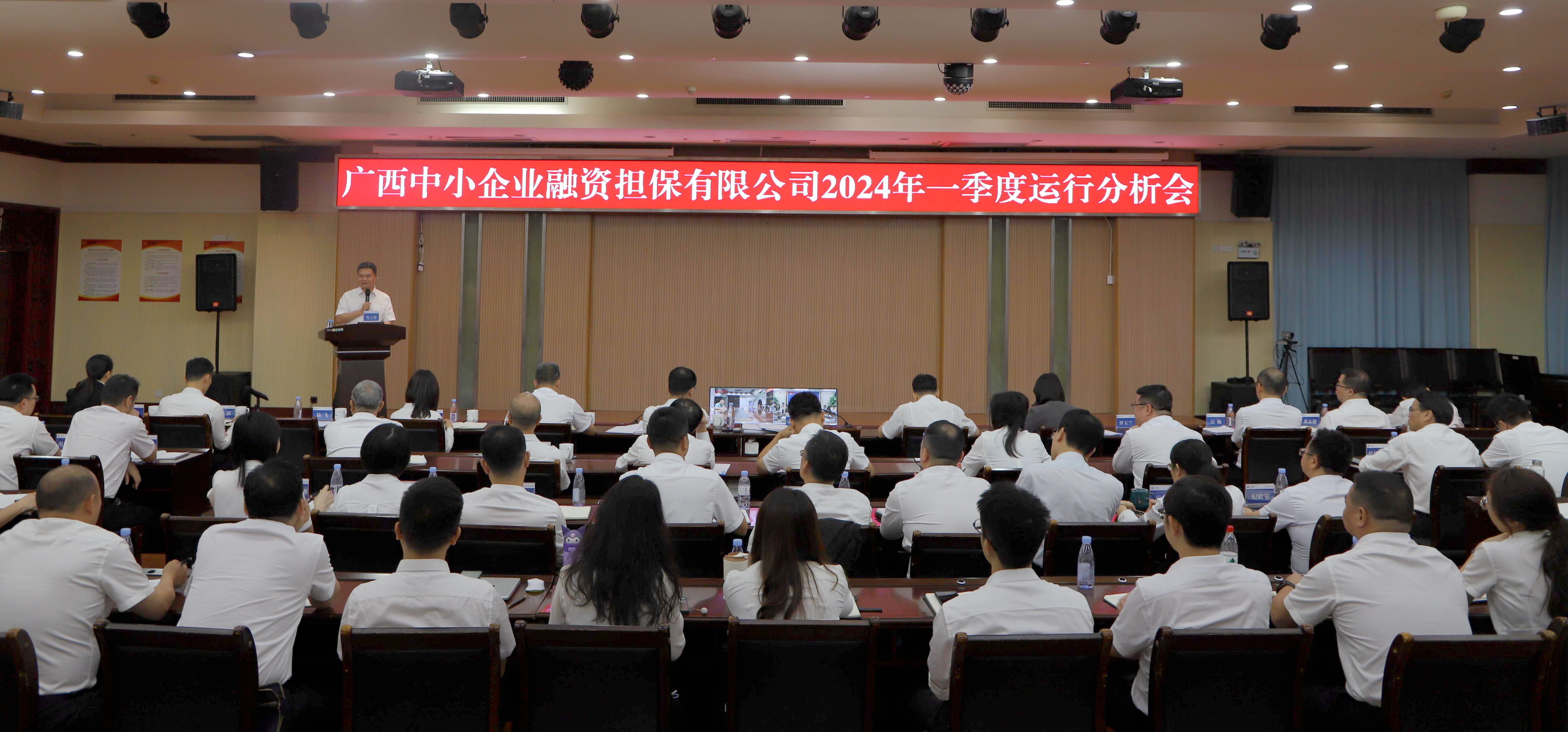【落實落細落地，全力攻堅“雙過半”】中小擔保召開2024年一季度運行分析會